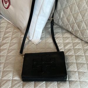 Tory Burch crossbody. Black.  Like new!